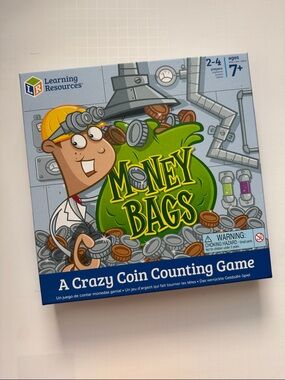 Learning Resources Money Bags Coin Counting Game
